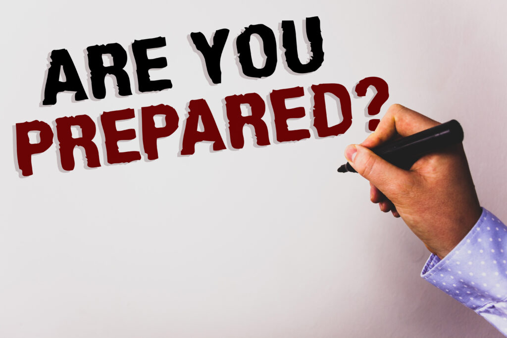 Are You Prepared